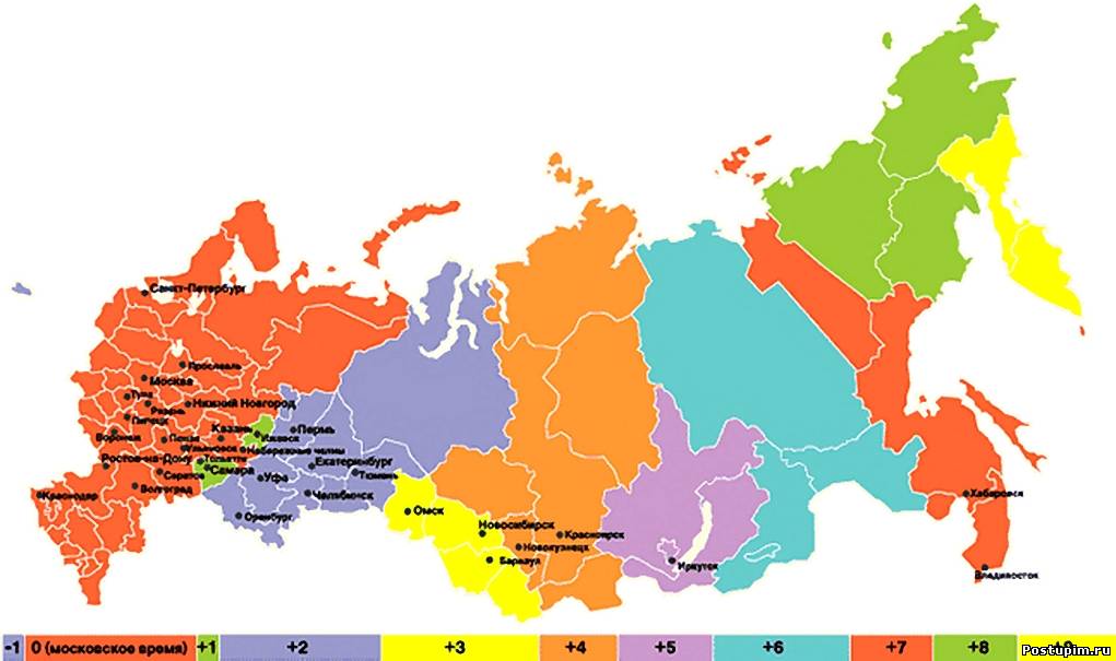 8 от мск. Карта временного пояса России. Часовые пояса. Карта часовых зон. Часовые зоны РФ.